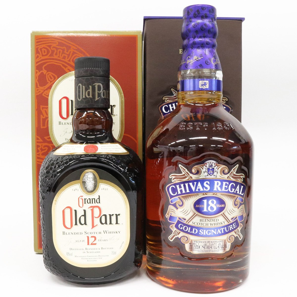 グランド オールドパー とシーバスリーガル計4本セット 古酒‼︎未開封