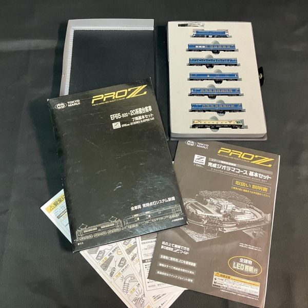 FKb814Y06 TOKYO MARUI 東京マルイ Zゲージ EF65-500 20系寝台客車 7両基本セット PZ1-001