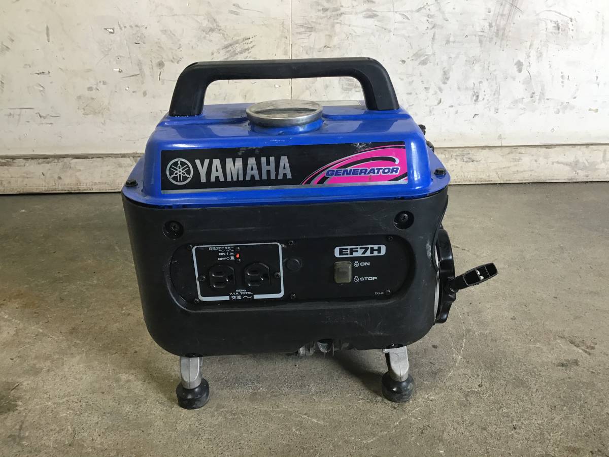 ☆岐阜発 実働 △ YAMAHA / ヤマハ / 発電機 △ EF7H / 傷汚れ有り