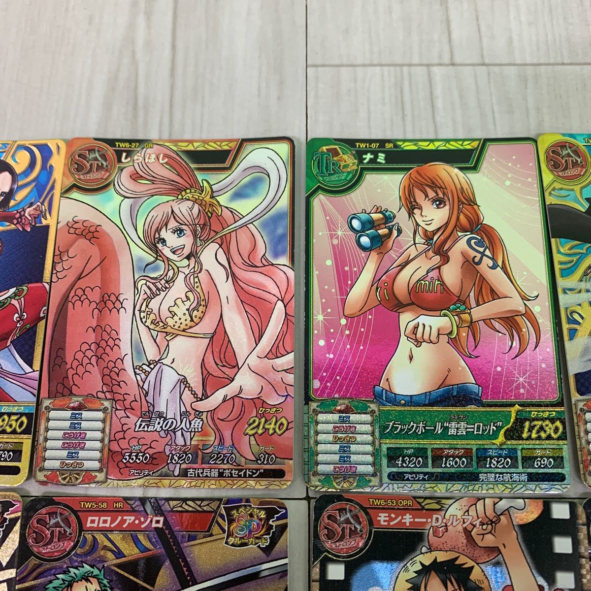 ① ワンピース ONE PIECE ワンピートレジャーワールド カード