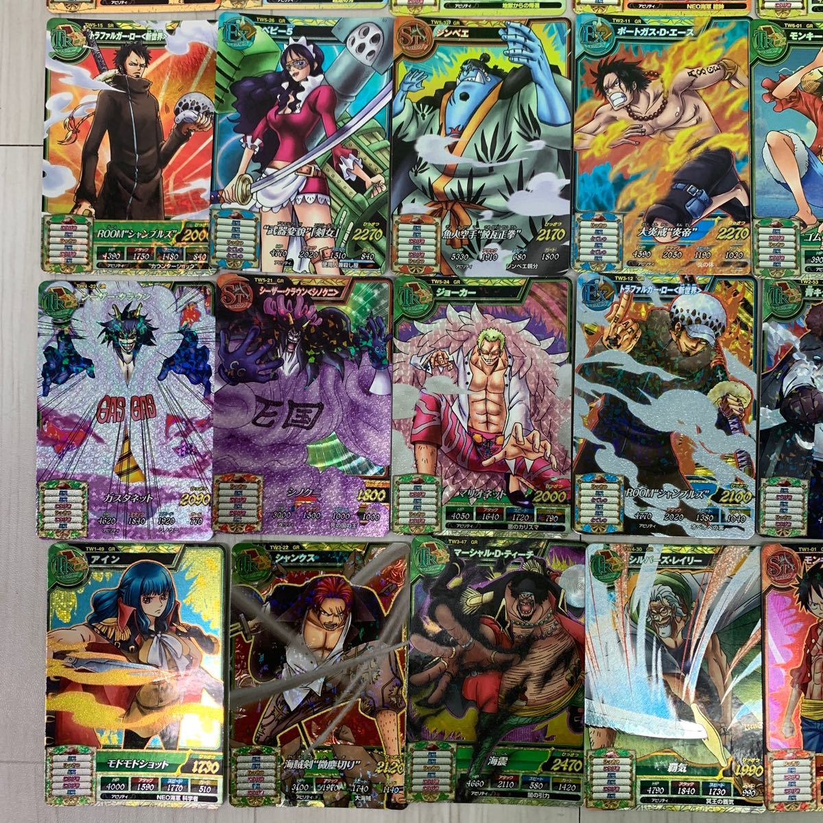 ① ワンピース ONE PIECE ワンピートレジャーワールド カード