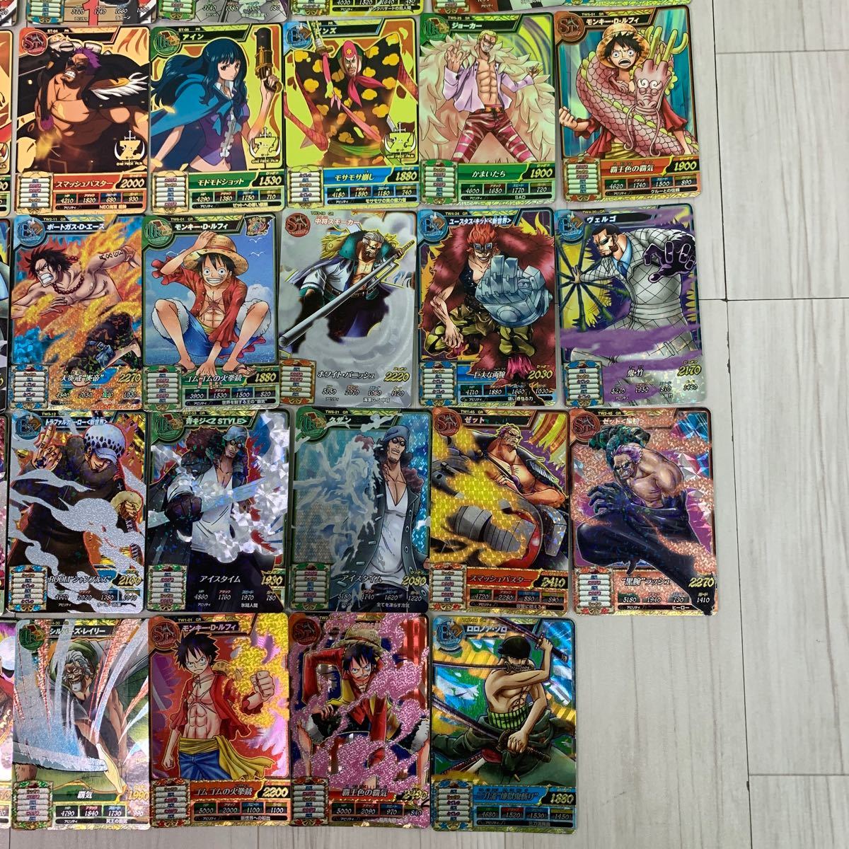 H*O様 ワンピートレジャーワールド レアカード　まとめ売り　ONE PIECE ① ワンピース ONE PIECE ワンピートレジャーワールド カード