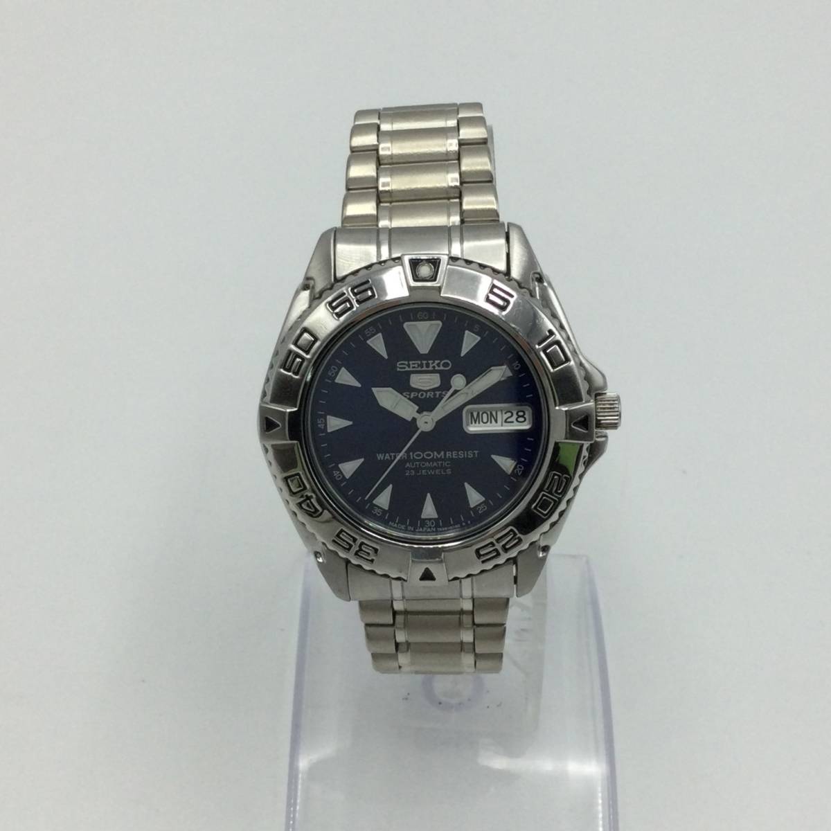 C36☆【AT/稼働】SEIKO セイコー5 スポーツ 7S36-00Y0 デイデイト 自動