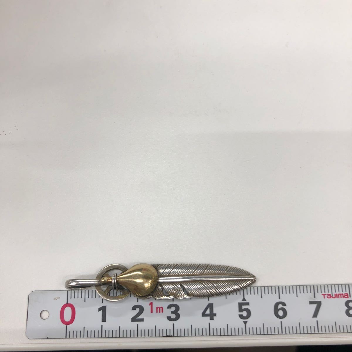 Y11107/【中古】タディ&キング ホイールフェザー 上金 ペンダント 