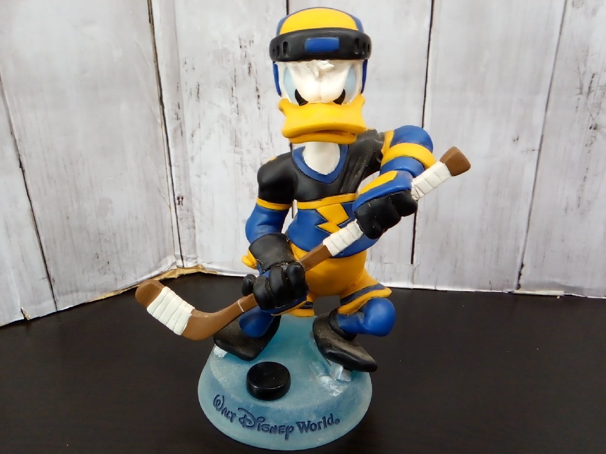 ディズニー WDW ウォルトディズニーワールド ドナルドダック アイスホッケー フィギュア ボブルヘッド 9B23 【80】