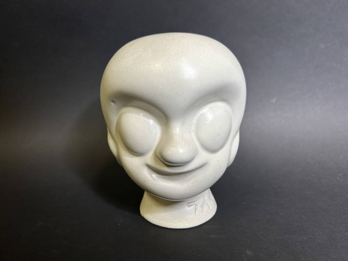 岡本太郎 陶器 置物 作「顔」 信楽焼 大阪万博・太陽の塔・EXPO