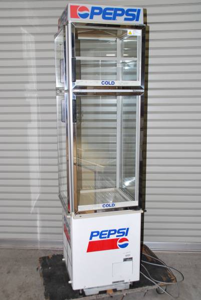 PEPSI ペプシ 冷蔵ショーケース PEPSI レトロ 冷蔵ショーケース 本体