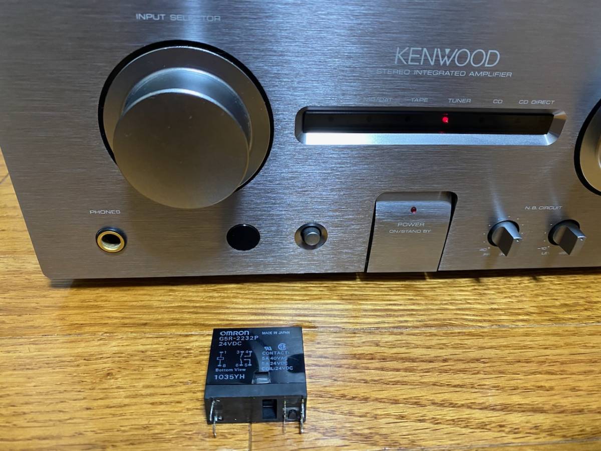 KENWOOD ケンウッド K's プリメインアンプ A-1001 【リレー交換