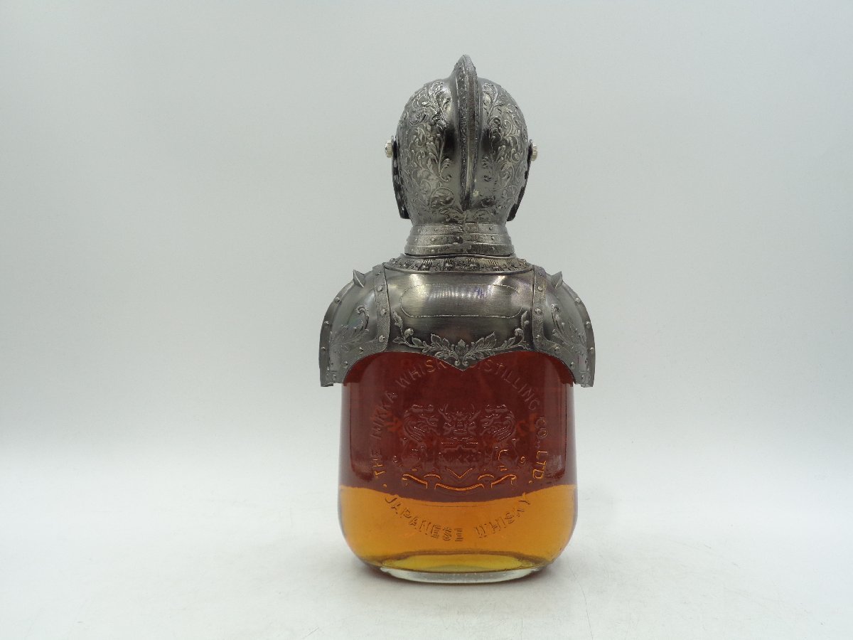 NIKKA WHISKY ニッカ G&G 白びん シルバーナイト 西洋カブト 鎧 甲冑 