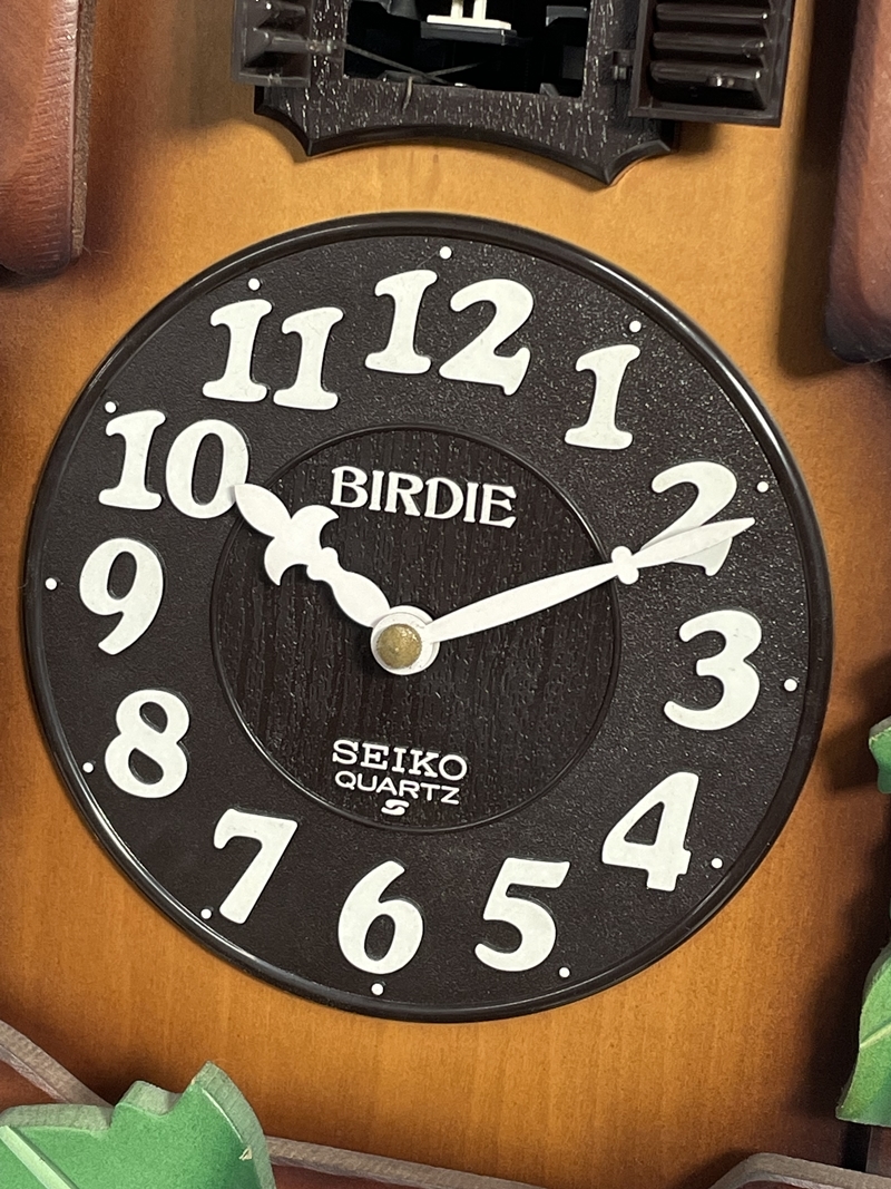 ○ コレクター必見 当時物 レトロ SEIKO セイコー ハト時計 BIRDIE 鳩