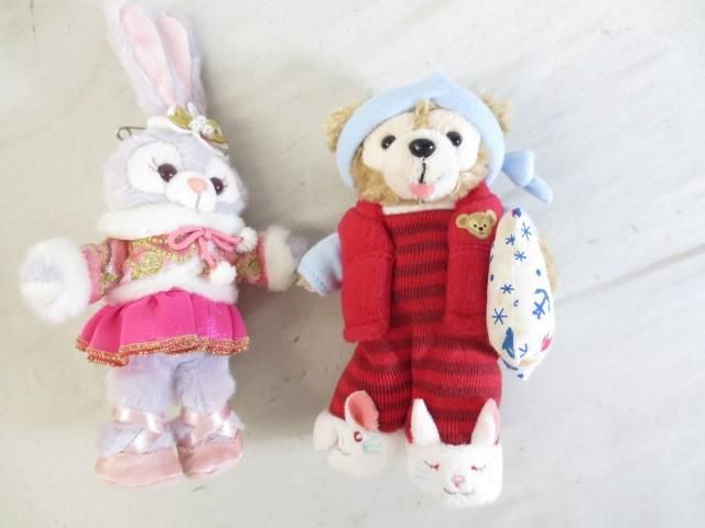 【同梱可】良品 ディズニー ダッフィー ステラルー パジャマ オープンマウス クリスマス 2019 ぬいぐるみバッジ キー