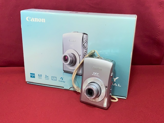 21125 動作品 Canon キャノン IXY DIGITAL 80 PC1147 シルバー