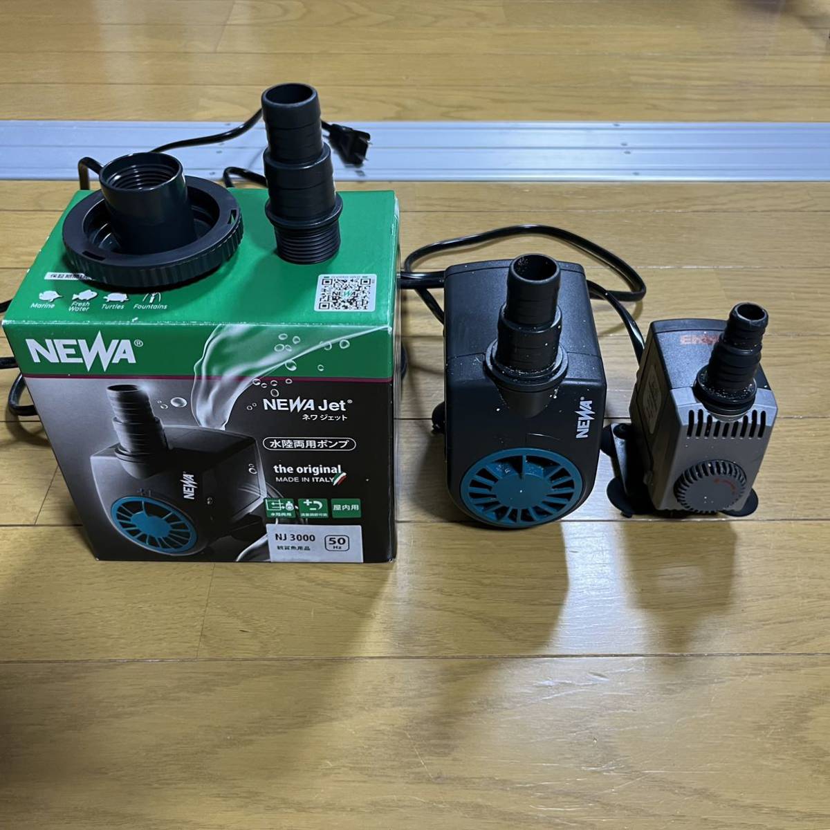【引退品】カミハタ ネワジェット NJ3000 50Hz 水陸両用ポンプ メインポンプ エーハイム コンパクトオン 1000 NEW クーラーポンプ