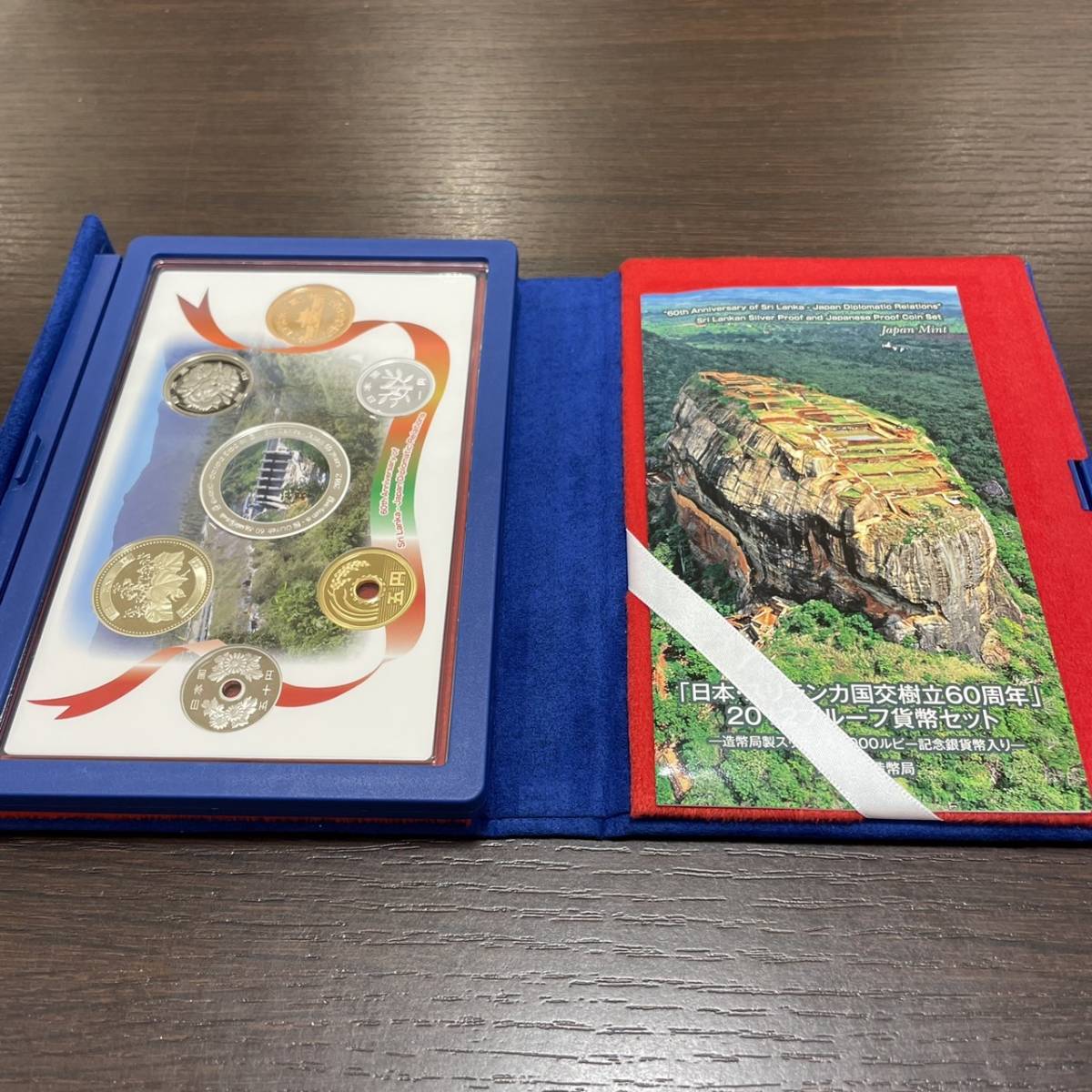 美品】日本スリランカ国交樹立60周年記念 1,000ルピー プルーフ銀貨幣