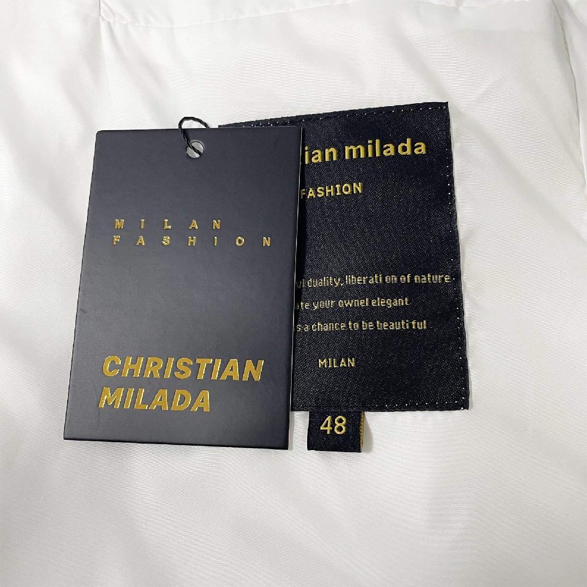 定価8万☆christian milada・ミラノ発・ダウンベスト☆ダック