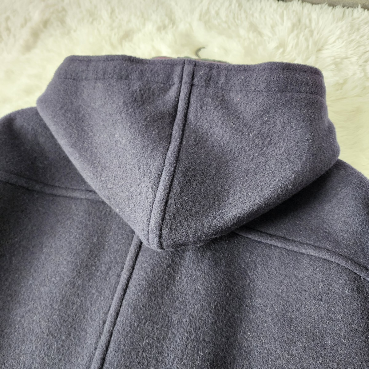 希少 美品 Lサイズ Papas【小粋なオシャレ】パパス フード付 ダッフル
