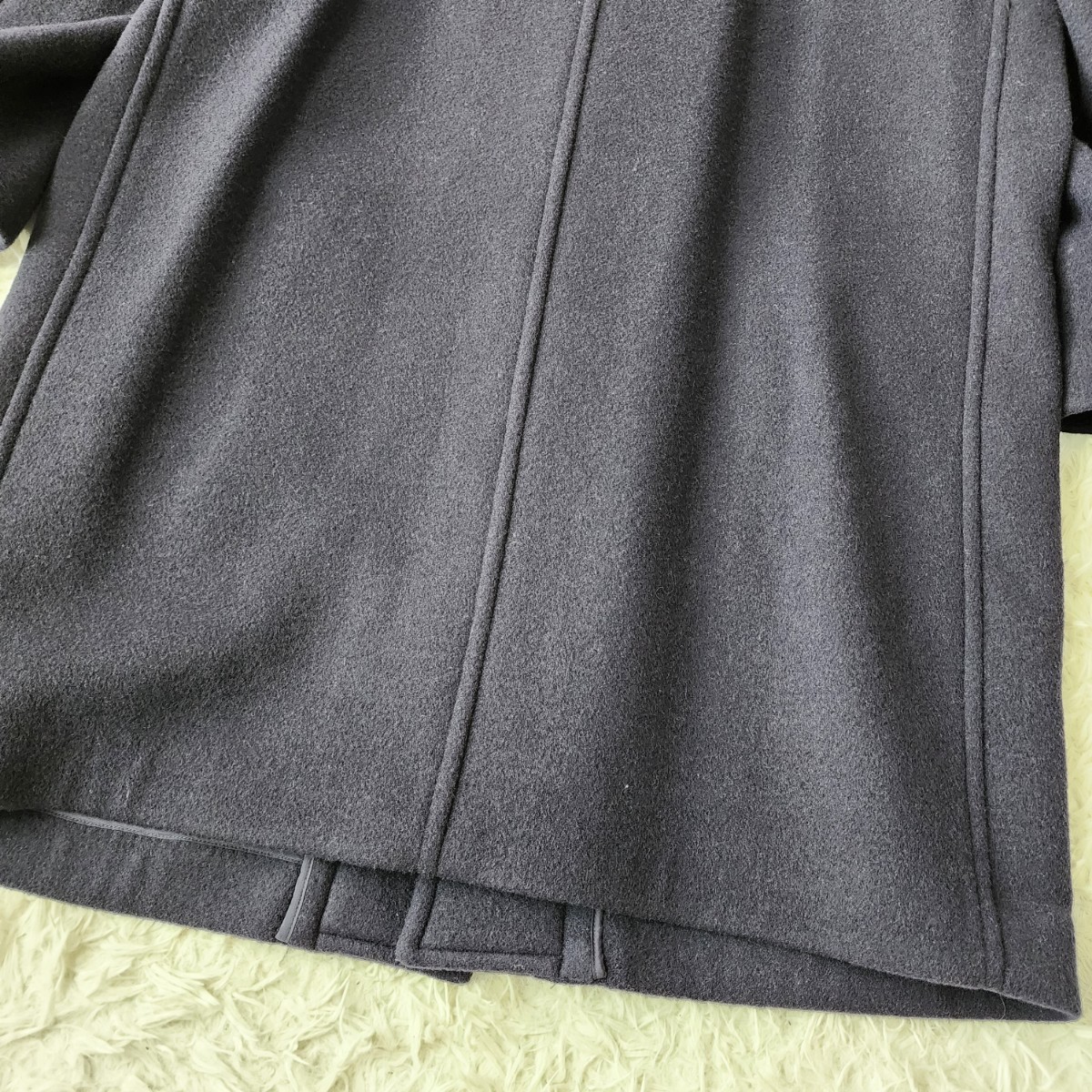 希少 美品 Lサイズ Papas【小粋なオシャレ】パパス フード付 ダッフル 