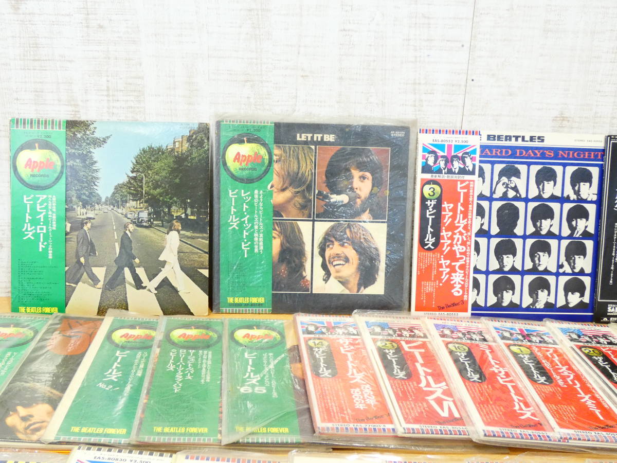○ビートルズ Beatles 帯付き LPレコード 40点 まとめて ジョンレノン