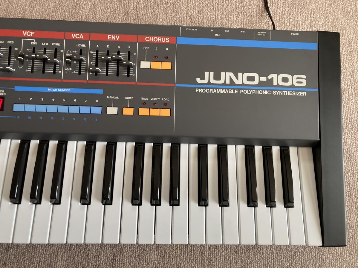 極美品】Roland JUNO 106 動作品 Roland JUNO-106 ローランド 音出し可