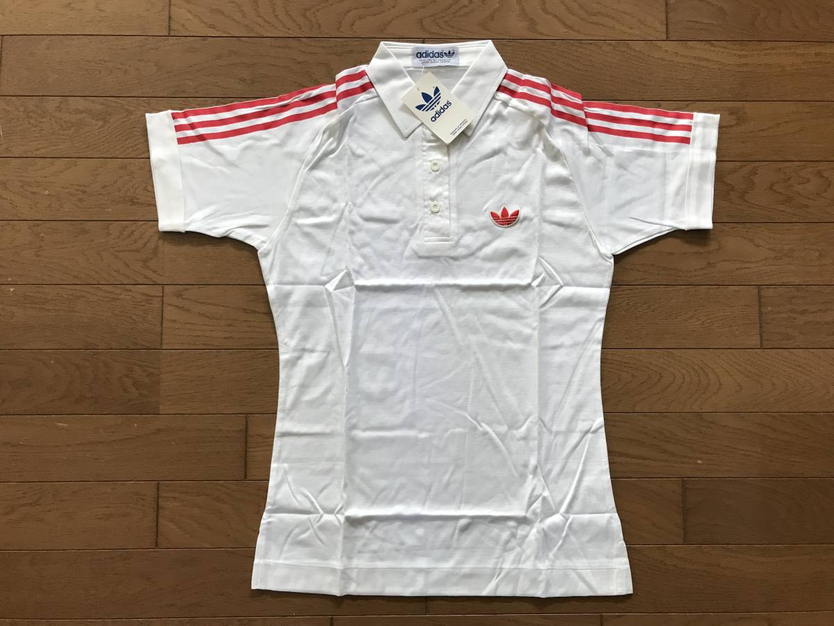 当時物　未使用　デッドストック　アディダス　adidas　半袖　ポロシャツ　レディース　品番：ADT-178W　サイズ：L　　HF384