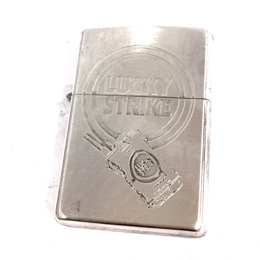 赤字超特価，100%新品 ジッポー ラッキーストライク オイルライター シルバーカラー 喫煙具 喫煙グッズ ケース付き ブランド小物 ZIPPO(たばこメーカー)｜売買されたオークション情報、yahooの商品情報をアーカイ Zippo