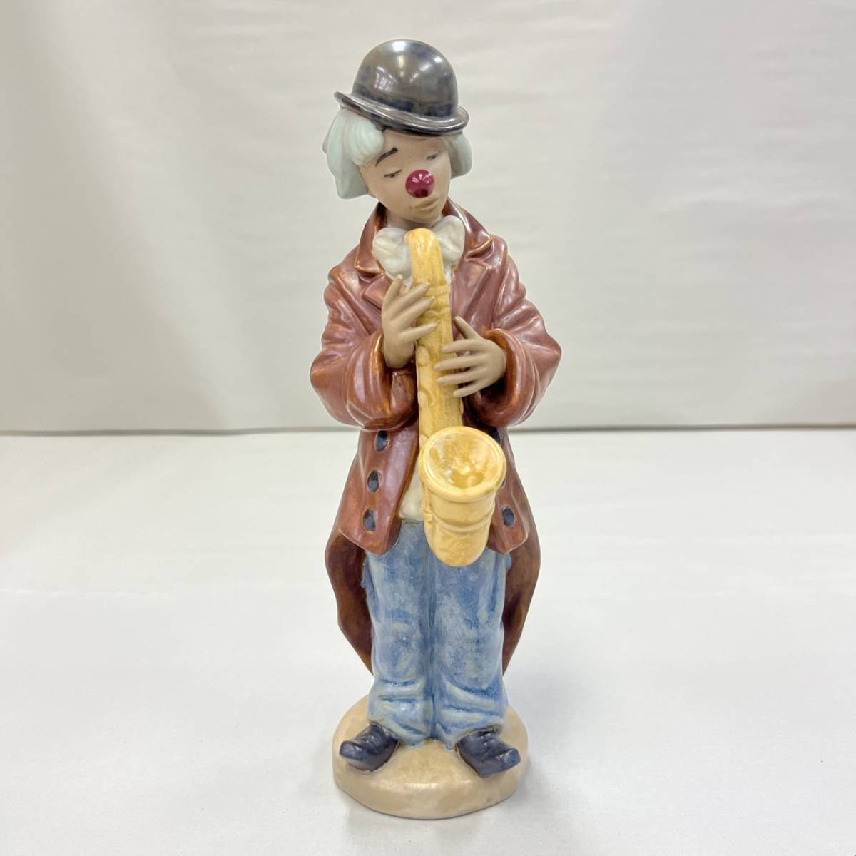 E3485(123)-601/UK5000 置物 リヤドロ LLADRO ピエロ サックス 楽器
