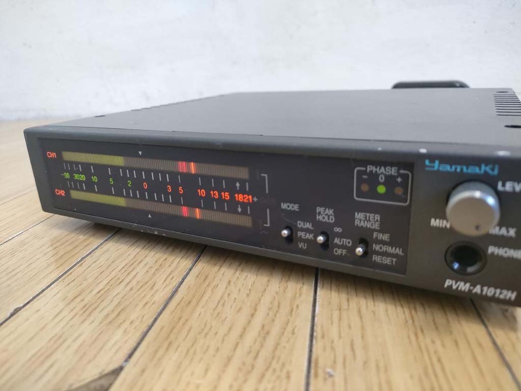 ☆YAMAKIヤマキ オーディオレベルメーター PVM-A1012H