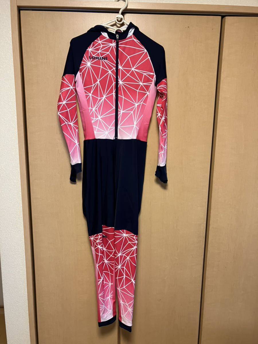 LORINI ワンピース スピードスケート ブルー×ブラック S LORINI ワンピース スピードスケート ブルー×ブラック S