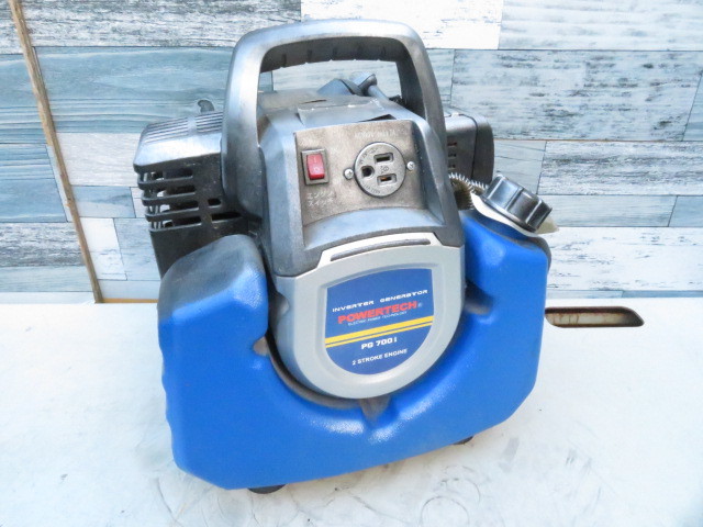 ◆ジャンク現状売◆パワーテック　インバーター発電機　Model:PG700i　火花×圧縮〇