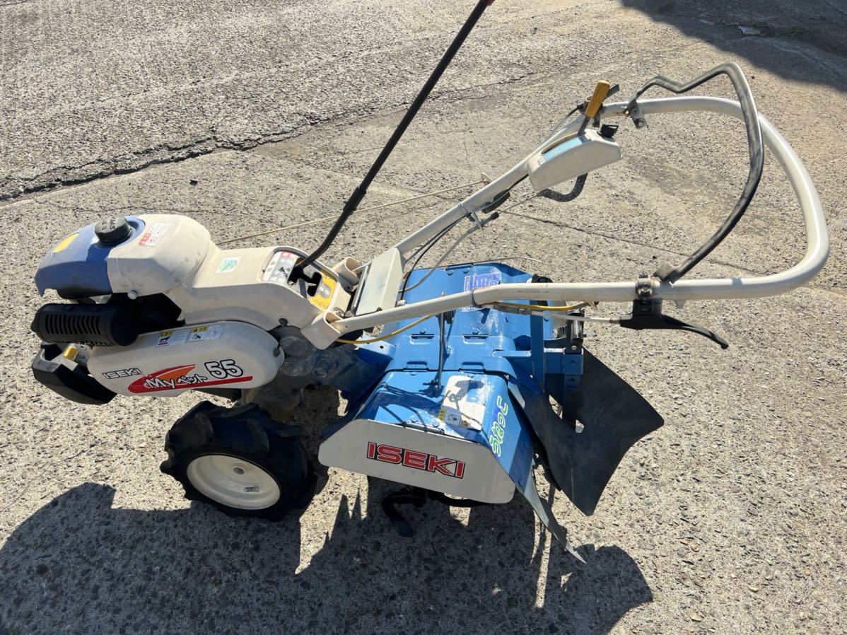 001 イセキ 耕運機 うねっこ KCR55 Myペット55 畝立て 逆転 中古 関連 