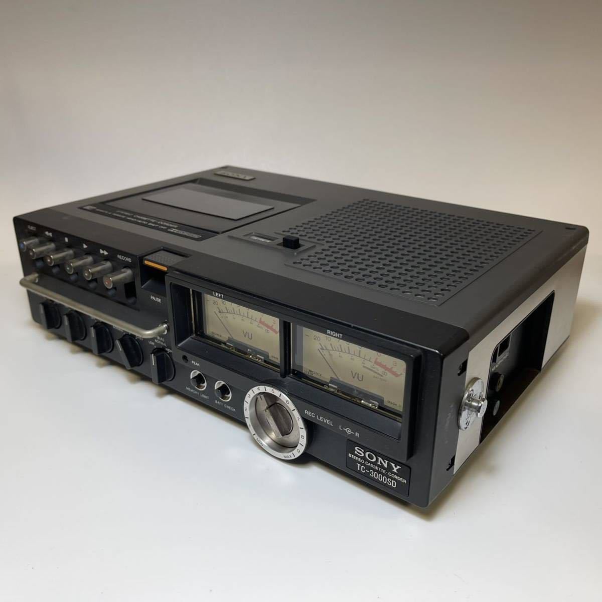 美品！希少品 SONYソニー TC-3000 SD カセット中古品 動作品 SONY TC-3000SD 昭和レトロ カセットデッキ 作動未確認 ジャンク品