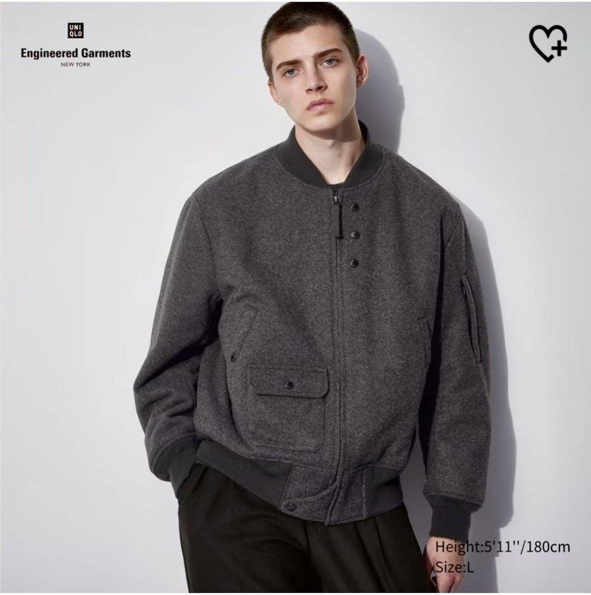 M UNIQLO x ENGINEERED GARMENTS ユニクロ エンジニアードガーメンツ