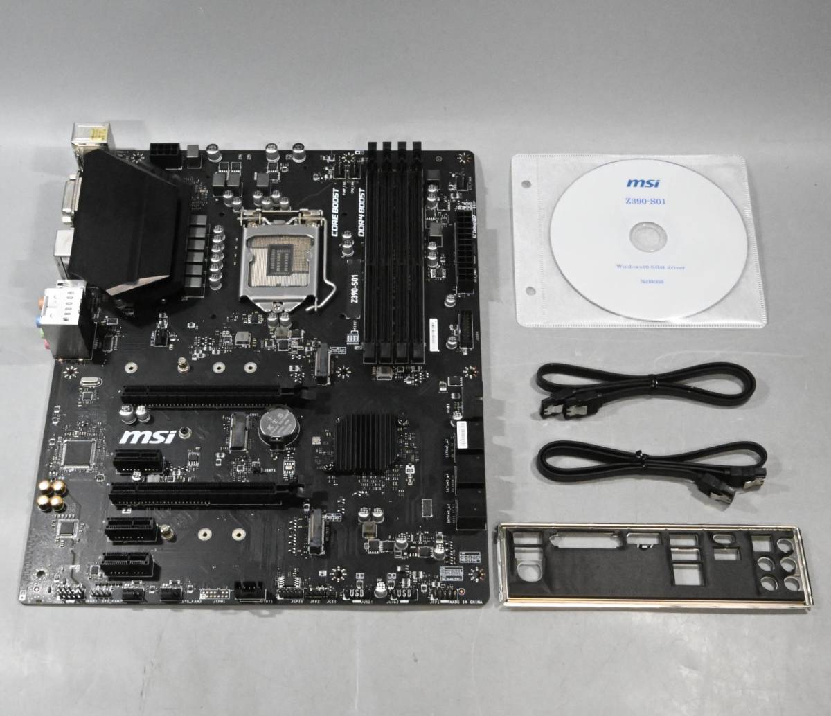 動作保証☆マザーボード ATX MSI Z390-S01 LGA1151 付属品付☆008 HOT