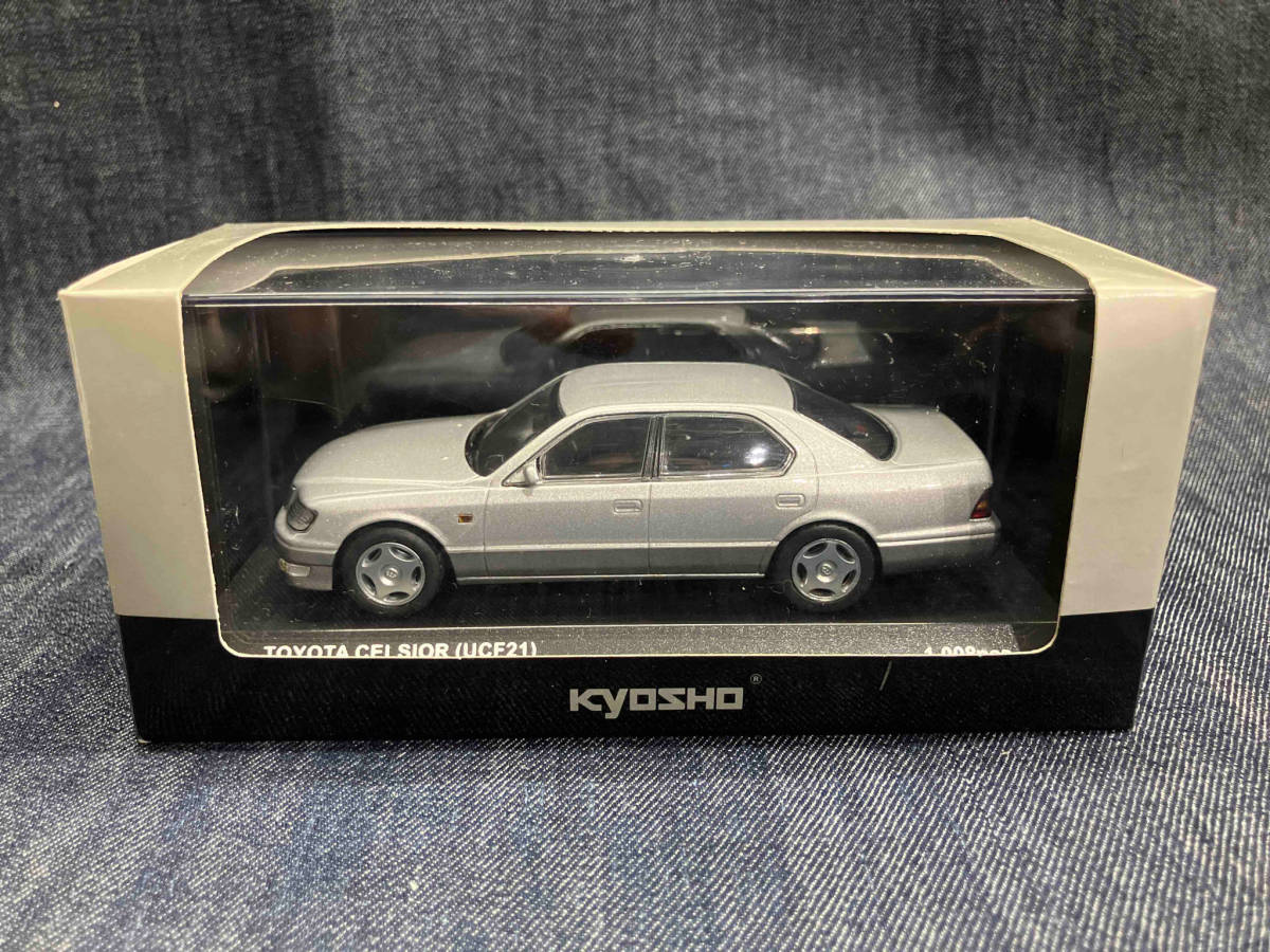 1⁄43 京商 トヨタ ミニカー セルシオ TOYOTA 銀 UCF21 