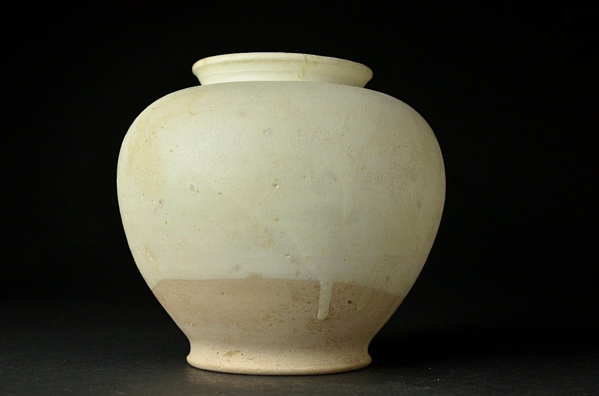中国 北宋 磁州窯 甁 美術館級 骨董 茶道具 【YB】唐代白磁罐・壺・桐