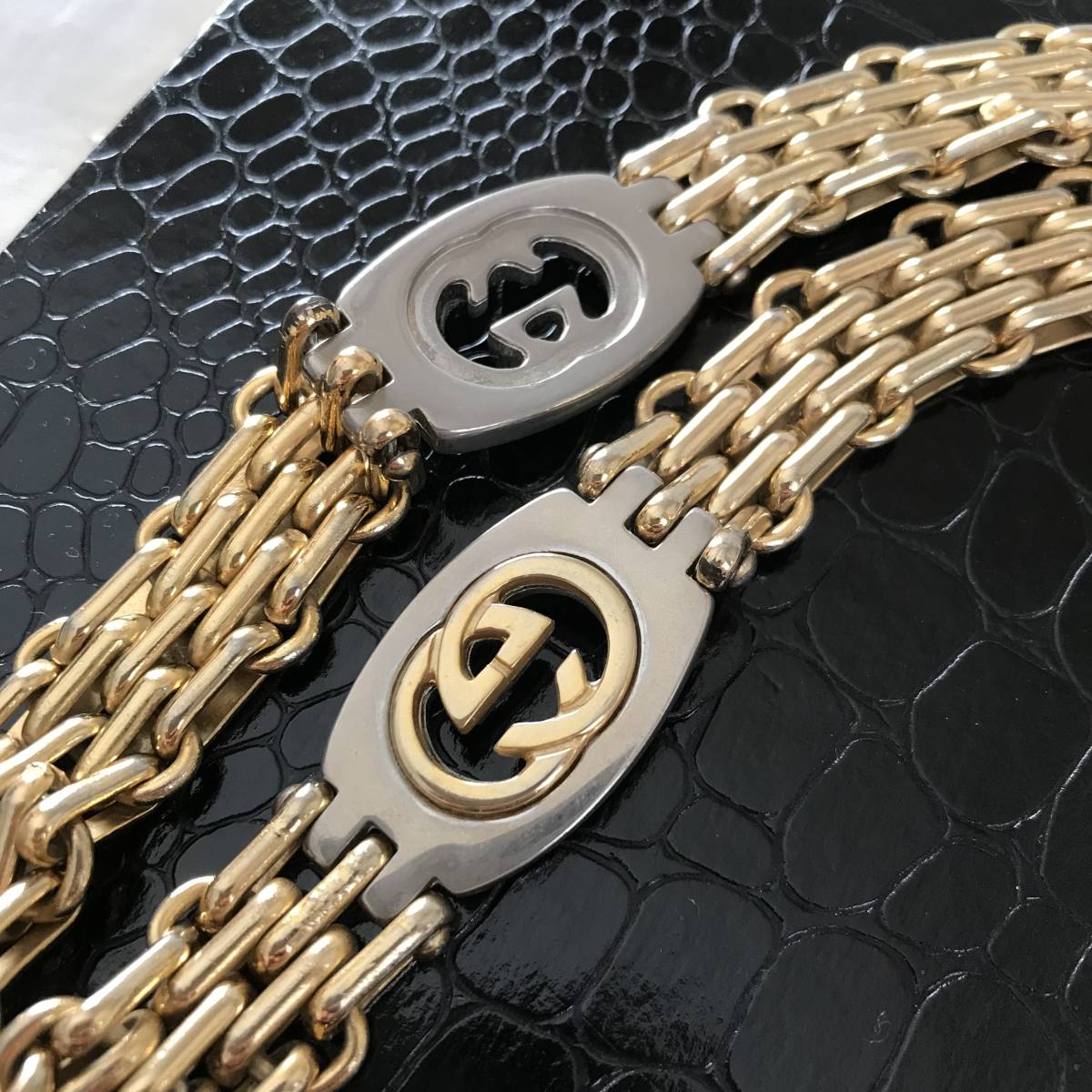 ☆ GUCCI オールド グッチ GG ヴィンテージ ゴールド チェーン