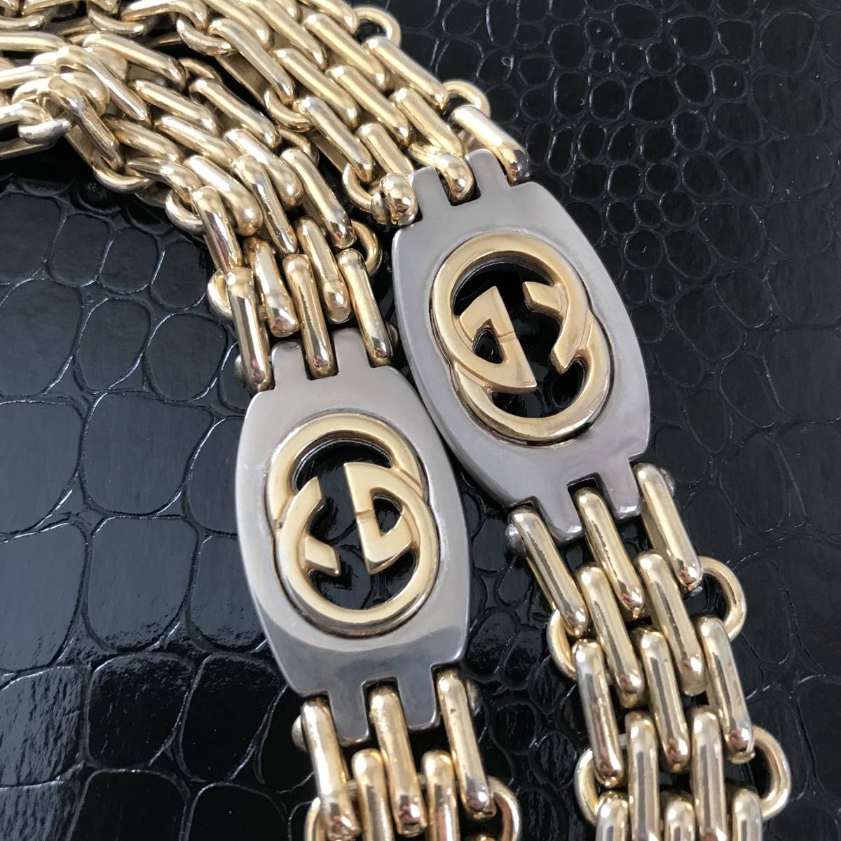 ☆ GUCCI オールド グッチ GG ヴィンテージ ゴールド チェーン 