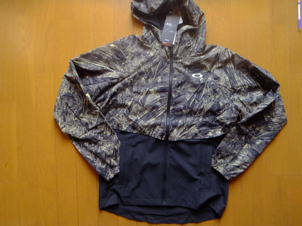 少々汚れあり オークリー メンズL 黒 迷彩 ソロテックス 吸汗速乾 ストレッチ 403540 新品 定価9900