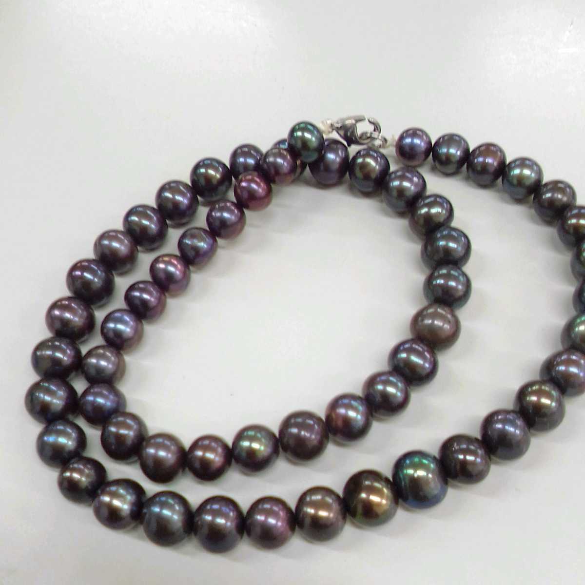 ●ハ4460S◎艶やか　バロック真珠　バロックパール　ネックレス　44センチ◎送料込み◎　　 