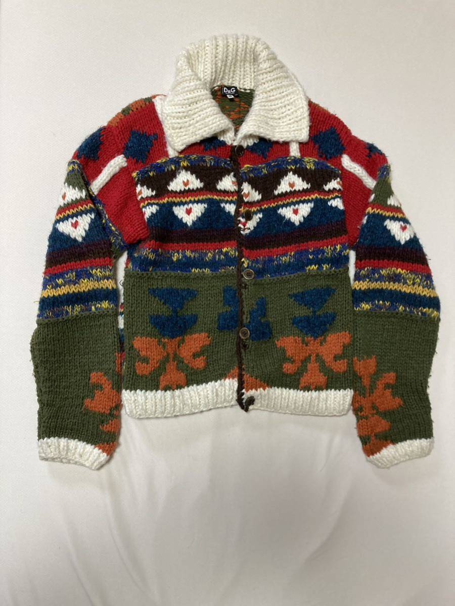 DOLCE&GABBANA - ドルガバ　カウチンニット DOLCE&GABBANA DOLCE&GABBANAニットセーター ヤマダウェブコム
