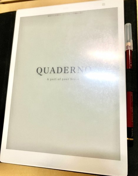 QUADERNO クアデルノ A5 タブレット 本体 使用時間少 QUADERNO