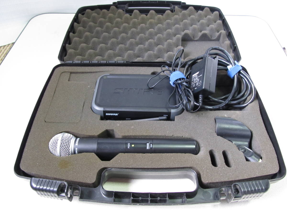 SHURE PGX2/PGX4 SM58ワイヤレスシステム 中古ジャンク | ME-CFS.NET