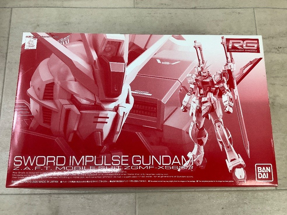 RG ガンプラ ソードインパルスガンダム 未組立 ACBF 未使用品