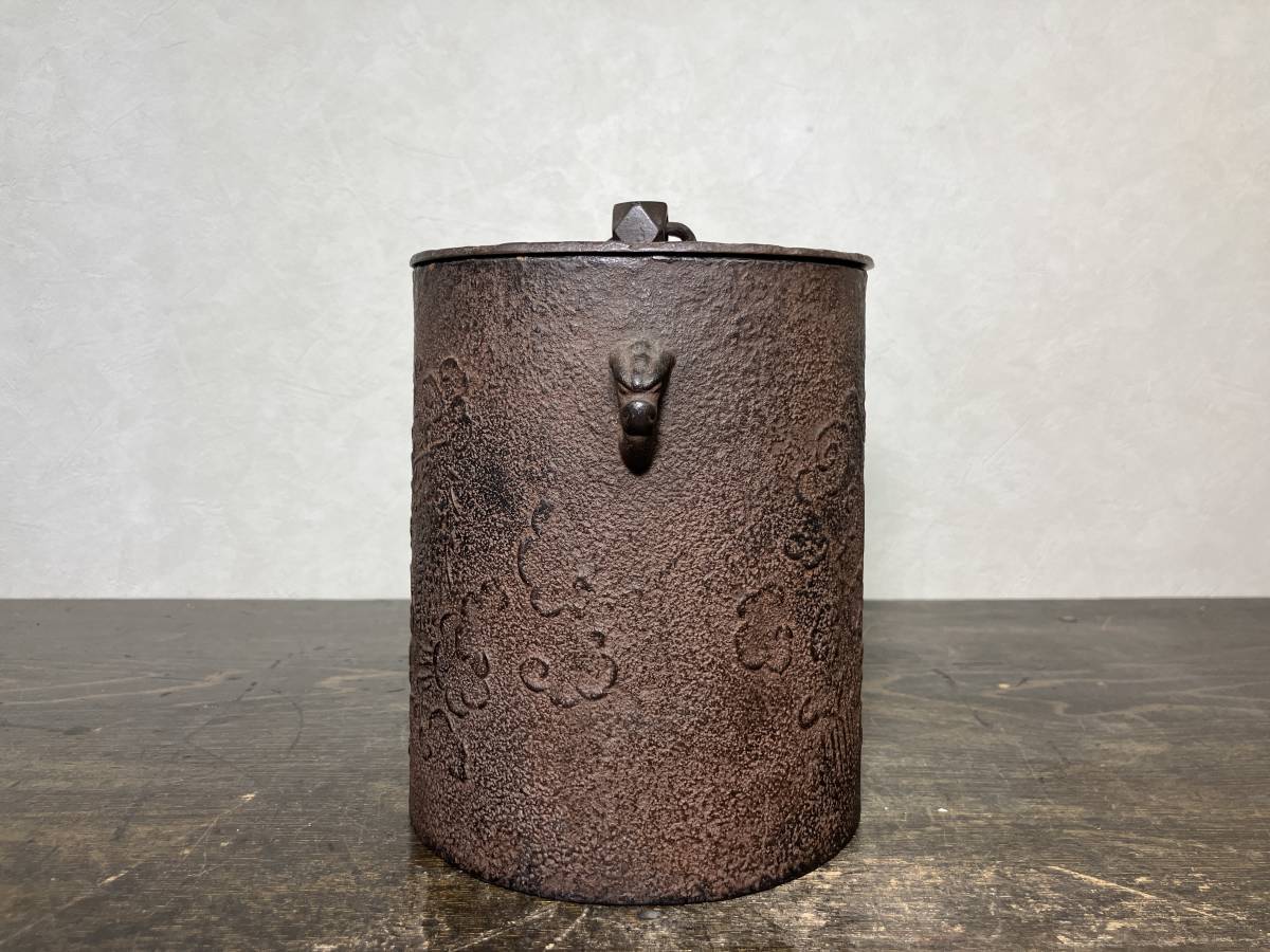 Y8716M 高岡銅器 青銅製 鋳銅 木箱 国指定伝統工芸品 他 花器 花立