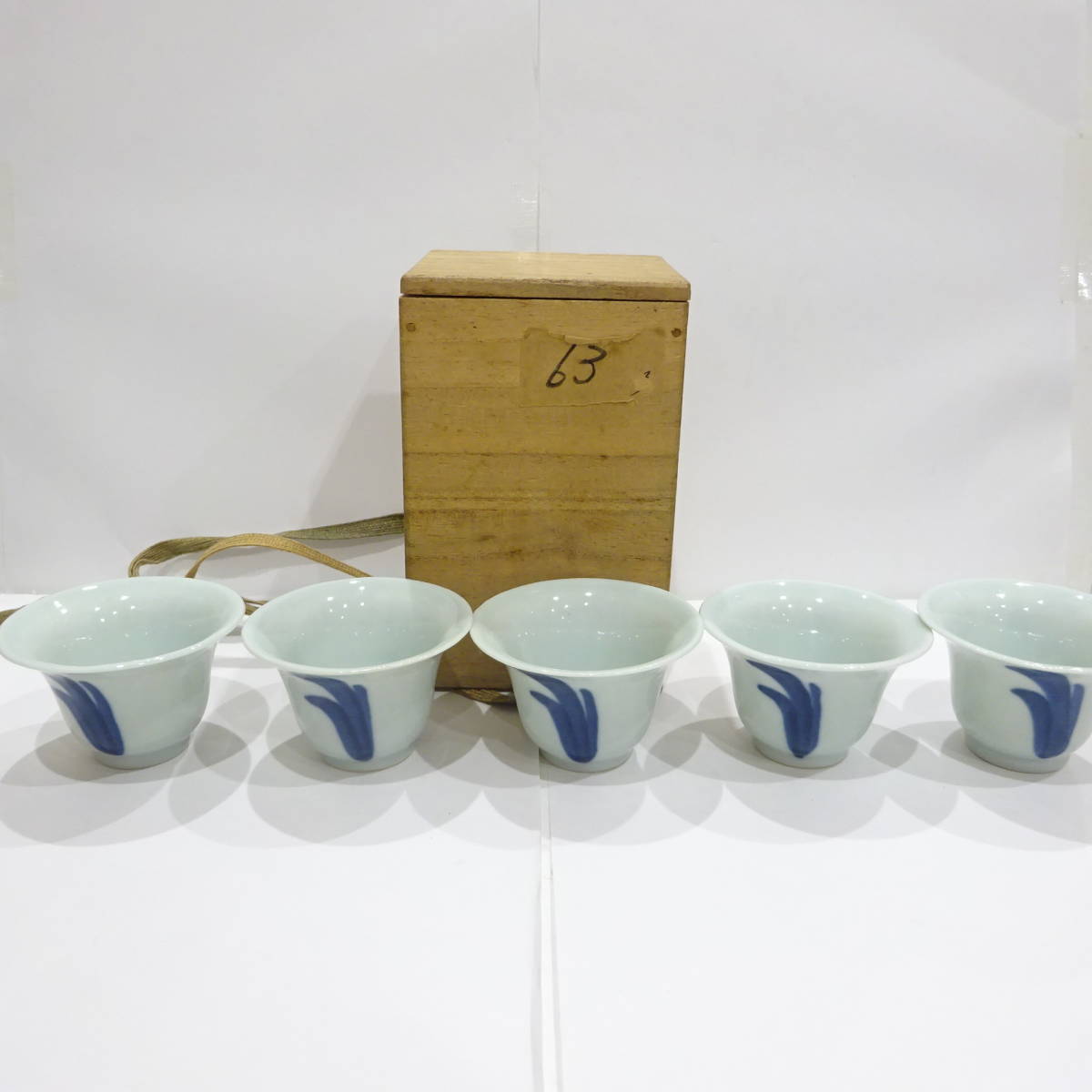 前茶碗 唐物 陶器 5個 5客 茶器 茶道具 共箱 コレクション 