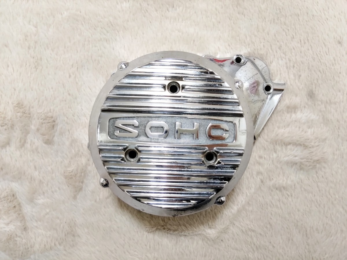 本物 希少 CB750FOUR 当時物 キジマ ダイナモカバー メッキ