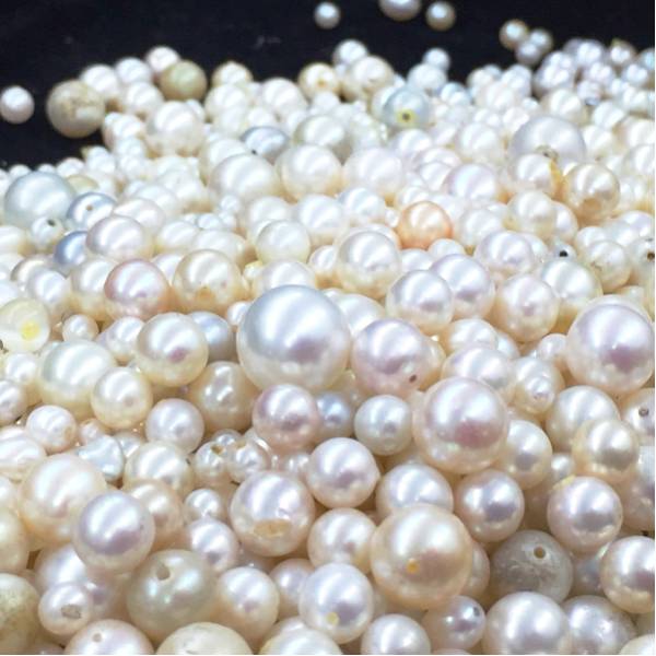 大量3500ct!!【本真珠おまとめ】アコヤ真珠 パール ルース 南洋