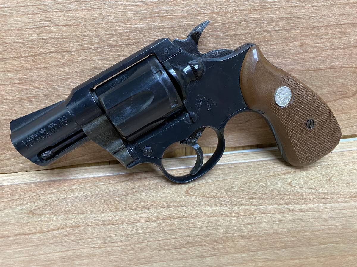 ５６　SPG刻印アリ　MGC　LAWMAN　MKⅢ　357　マグナム　モデルガン