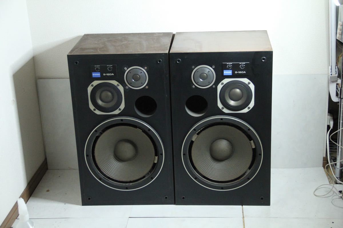 PIONEER パイオニア MODEL S-180A ペアスピーカー オーディオ 機器