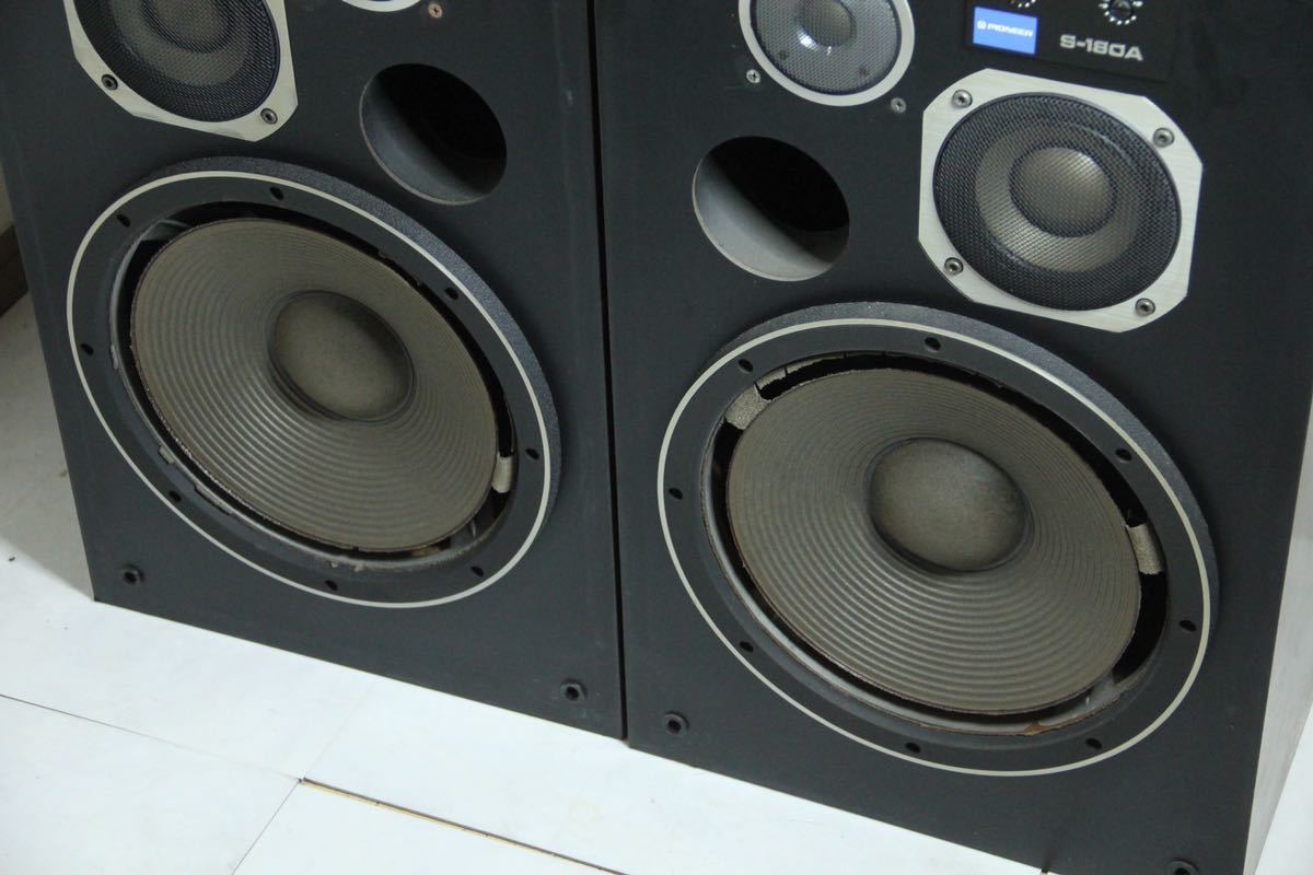 PIONEER パイオニア MODEL S-180A ペアスピーカー オーディオ 機器